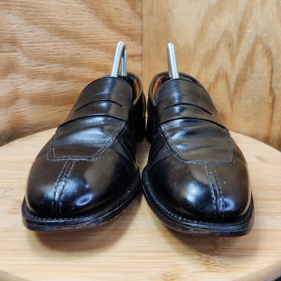 Allen Edmonds Glasgow Mens Black Leather Loafers Size 8.5 main image 5
